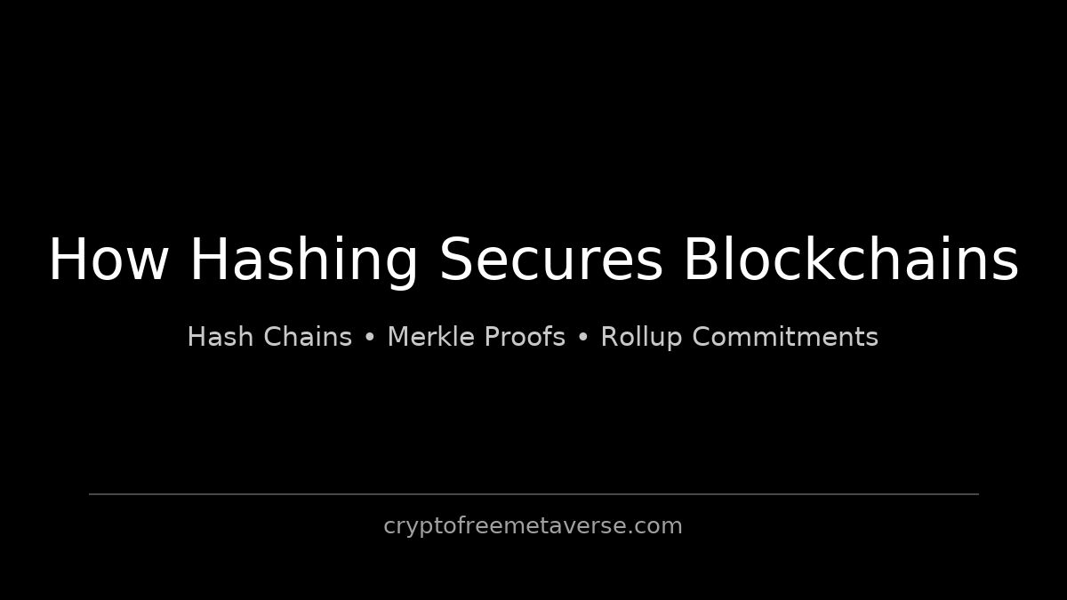 hashing - how it helps secure blockchain